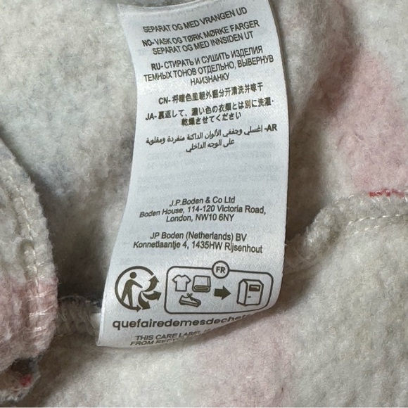 Mini Boden Sweatshirt Dress Tunic Dog Print Girl’s size 11-12Y* - Picture 9 of 9